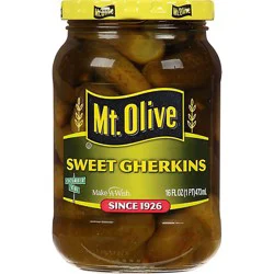 Mt. Olive Pickles Gherkins Sweet - 16 Fl. Oz.