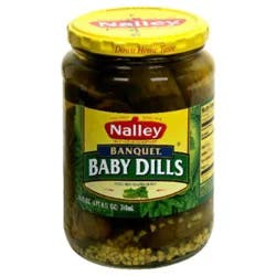 Nalley Pickles Wholes Baby Dill - 24 Fl. Oz.
