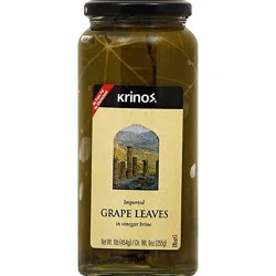 Krinos Grape Leaves In Vinegar Brine - 16 Oz