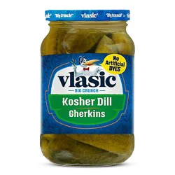Vlasic Keto Friendly Kosher Dill Gherkins Pickles - 16 Fl Oz