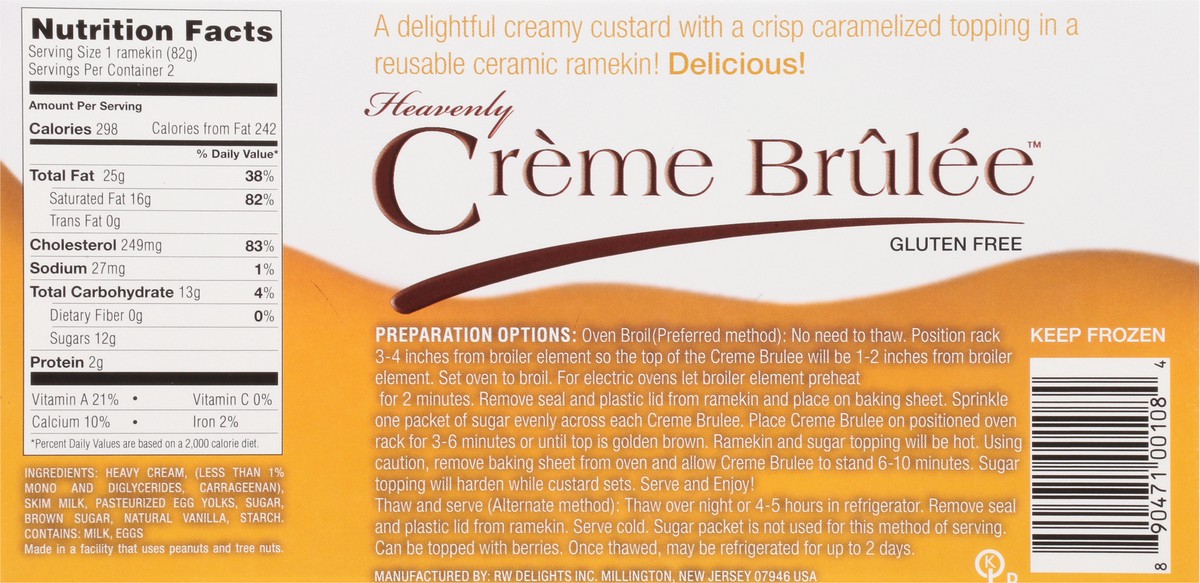 slide 5 of 9, Heavenly Creme Brulee Creme Brulee 2 ea, 2 ct