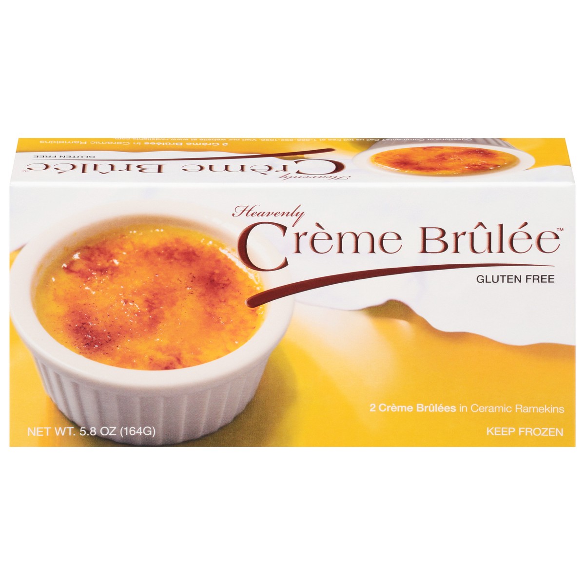 slide 1 of 9, Heavenly Creme Brulee Creme Brulee 2 ea, 2 ct