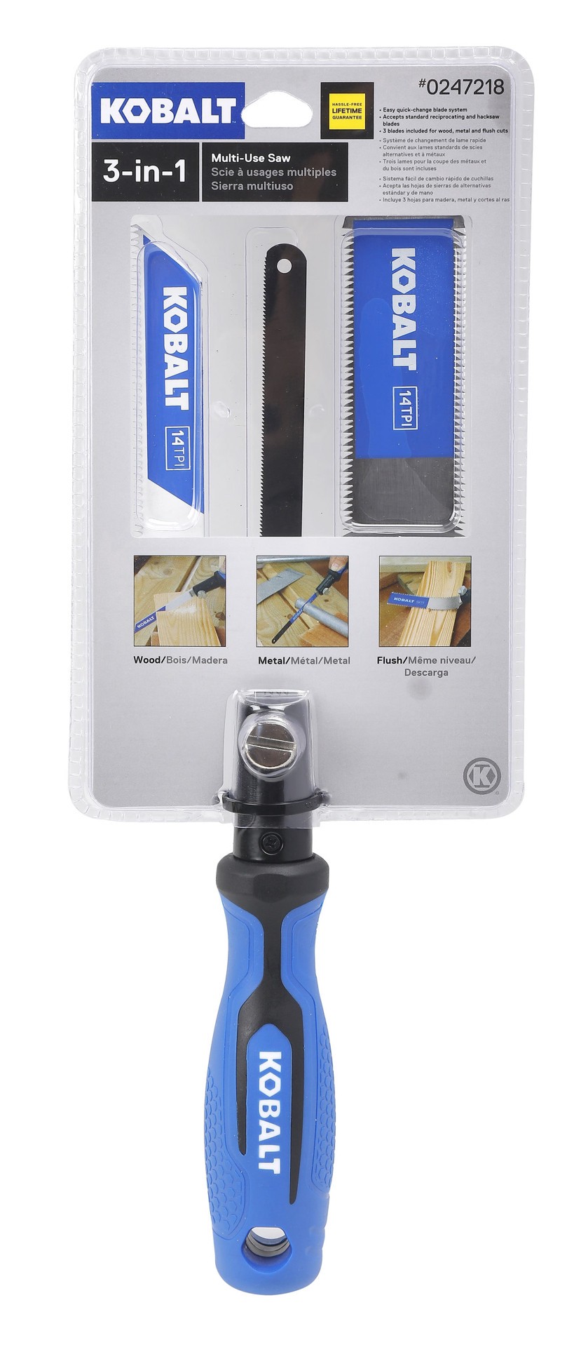 slide 3 of 6, Kobalt 3-in-1 10-in Cross-cutting Multi-Saw, 1 ct