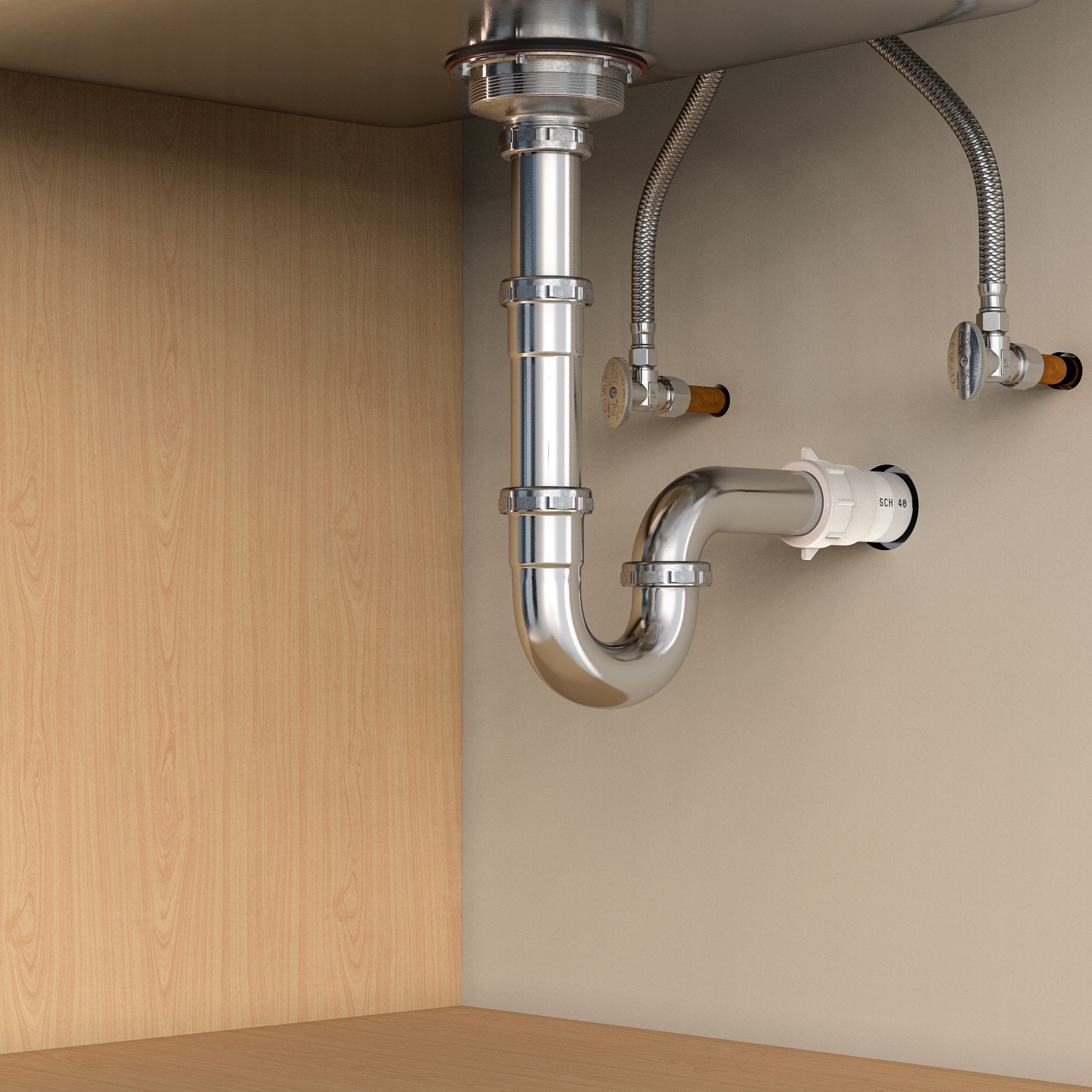 slide 5 of 6, Keeney 1-1/2-in Brass P-trap, 1 ct