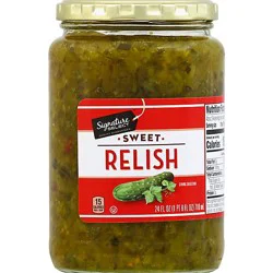 Signature Select Sweet Relish - 24 Fl. Oz.