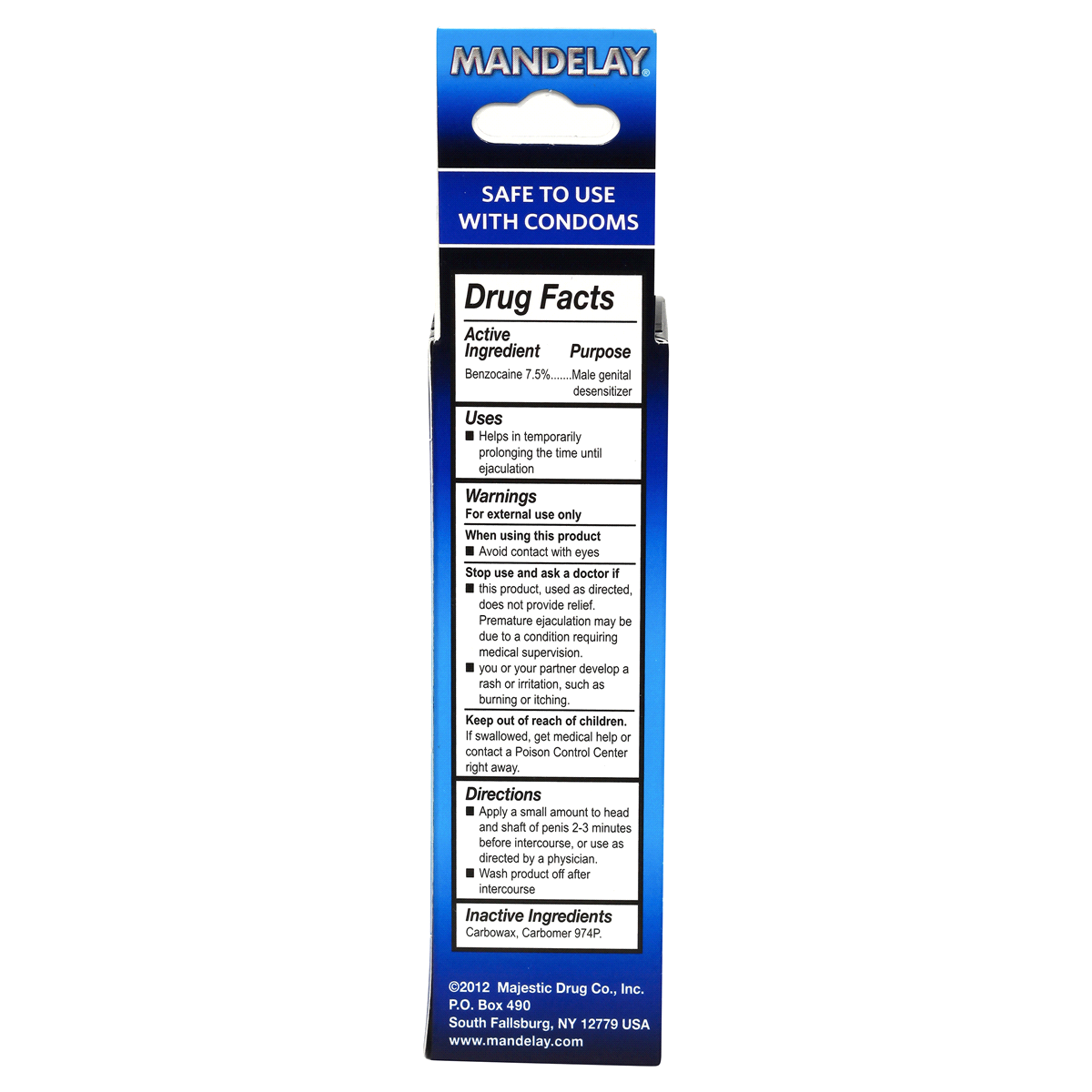 slide 2 of 7, Mandelay Climax Control Gel, 1 oz