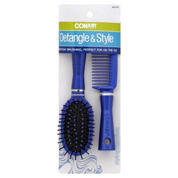 slide 1 of 1, Conair Purse Brush & Comb Set, 1 ct