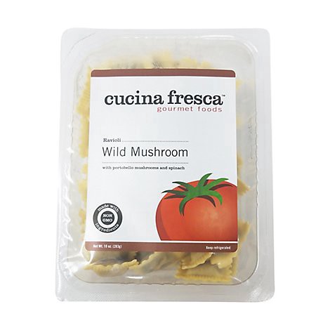 slide 1 of 1, Cucina Fresca Wild Mushroom Ravioli, 10 oz