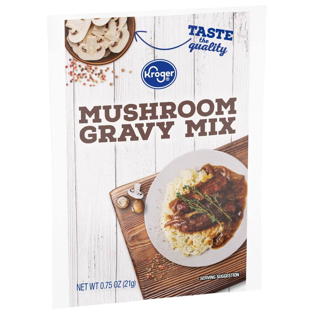 slide 2 of 3, Kroger Mushroom Gravy Mix, 0.75 oz
