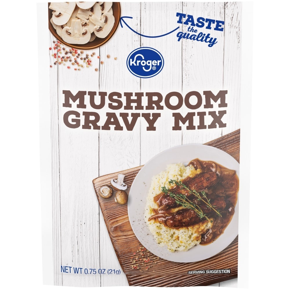 slide 1 of 1, Kroger Mushroom Gravy Mix, 0.75 oz