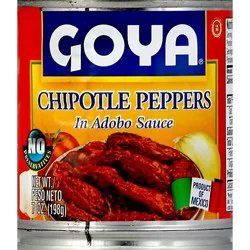 Goya Peppers Chipotle - 7 Oz