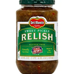 Del Monte Relish Sweet Pickle - 22 Fl. Oz.