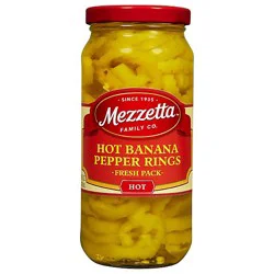 Mezzetta Pepper Rings Hot Deli-Sliced - 16 Oz