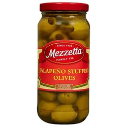 Mezzetta Olives Jalapeno Stuffed - 10 Oz