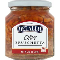 Delallo Bruschetta Olive - 10 Oz