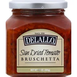Delallo Bruschetta Sun Dried Tomato - 10 Oz