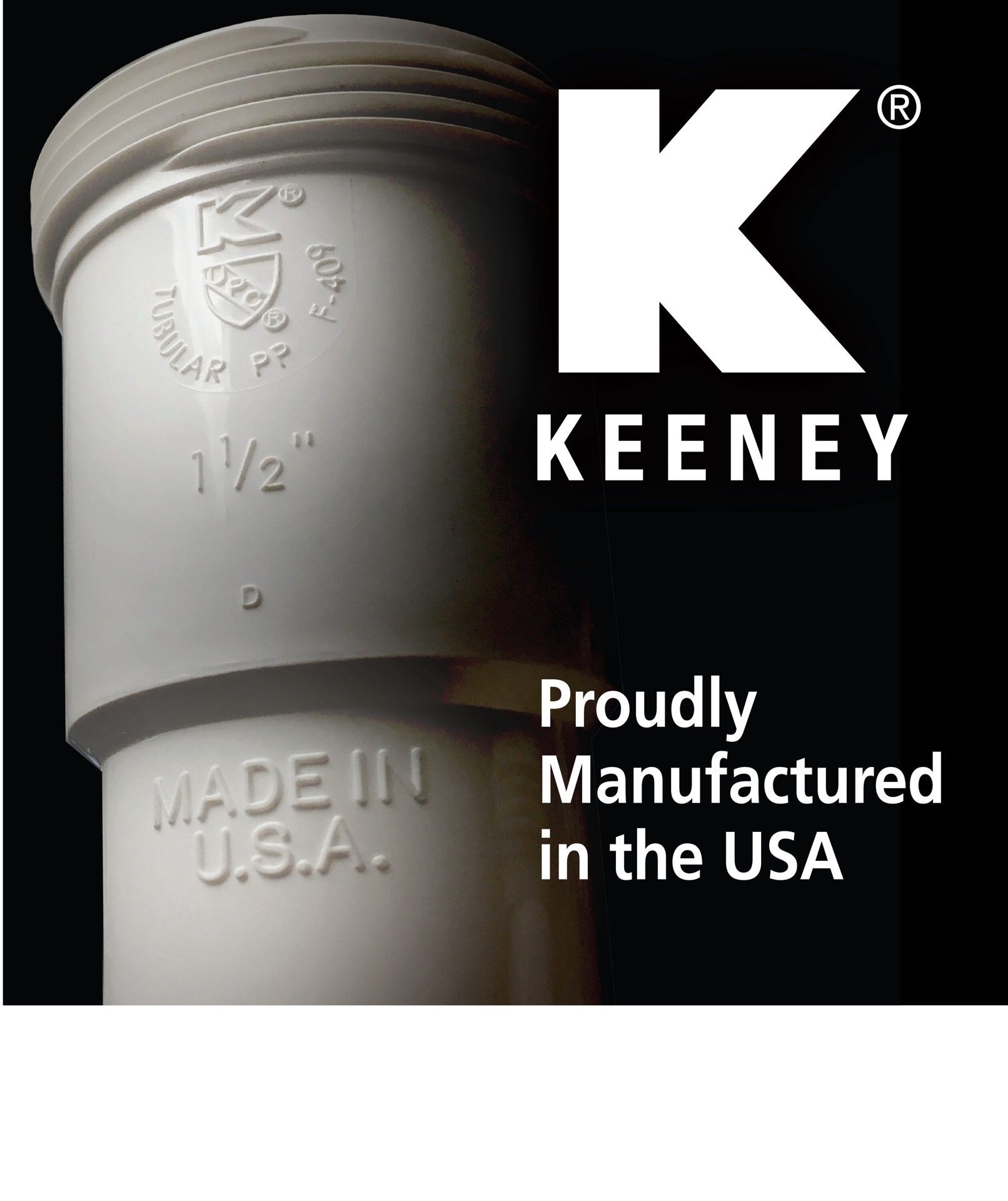 slide 6 of 6, Keeney 1-1/2-in Plastic Triple bowl continuous waste slip joint, 1 ct