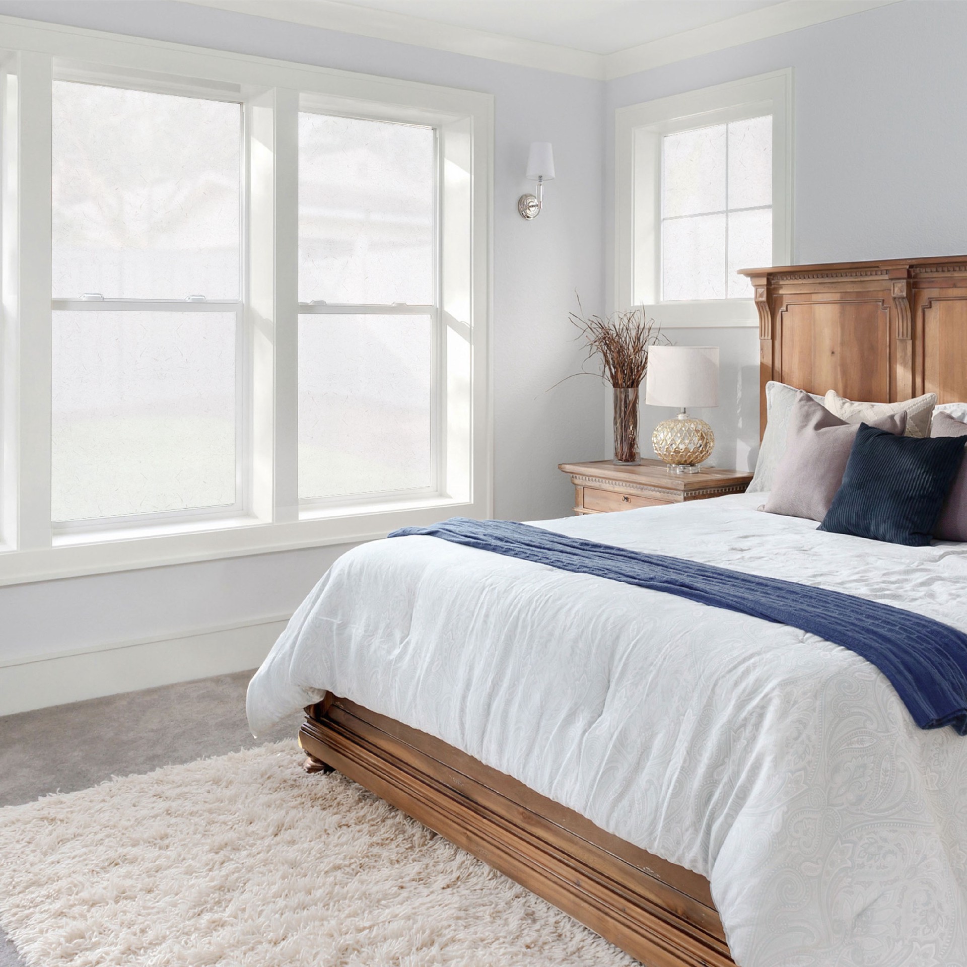 slide 2 of 6, GILA Rice Paper 36-in x 78-in Adhesive Privacy-control Window Film, 1 ct