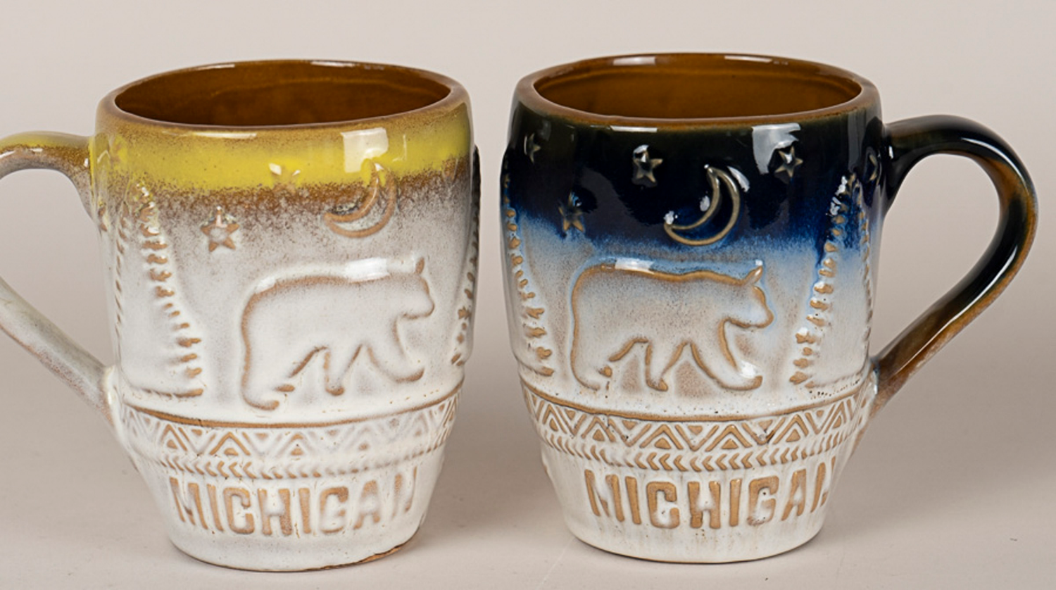 slide 1 of 1, Mug Stoneware Michigan Evening, 1 ct