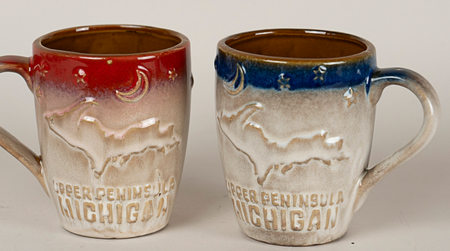 slide 1 of 1, Mug Stoneware Upper Peninsula Evening, 1 ct