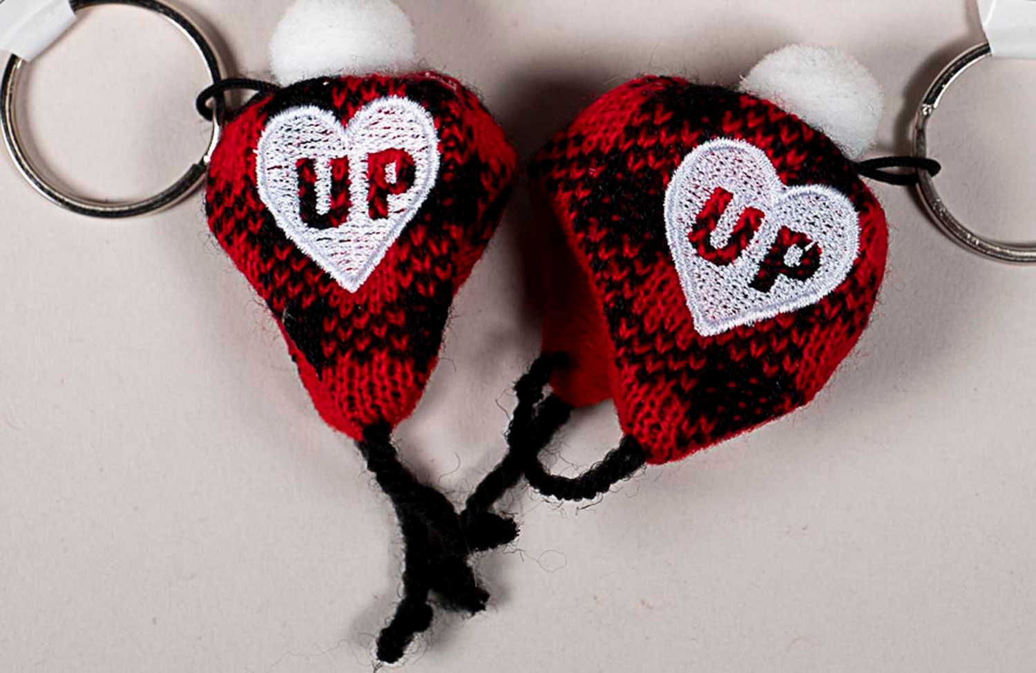 slide 1 of 1, UP Knit Hat Key Chain, 1 ct