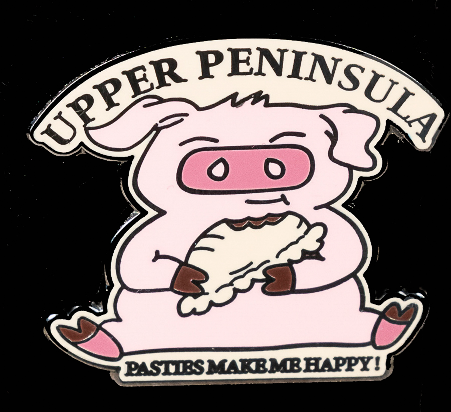 slide 1 of 1, UP Pasty Pig Lapel Pin, 1 ct