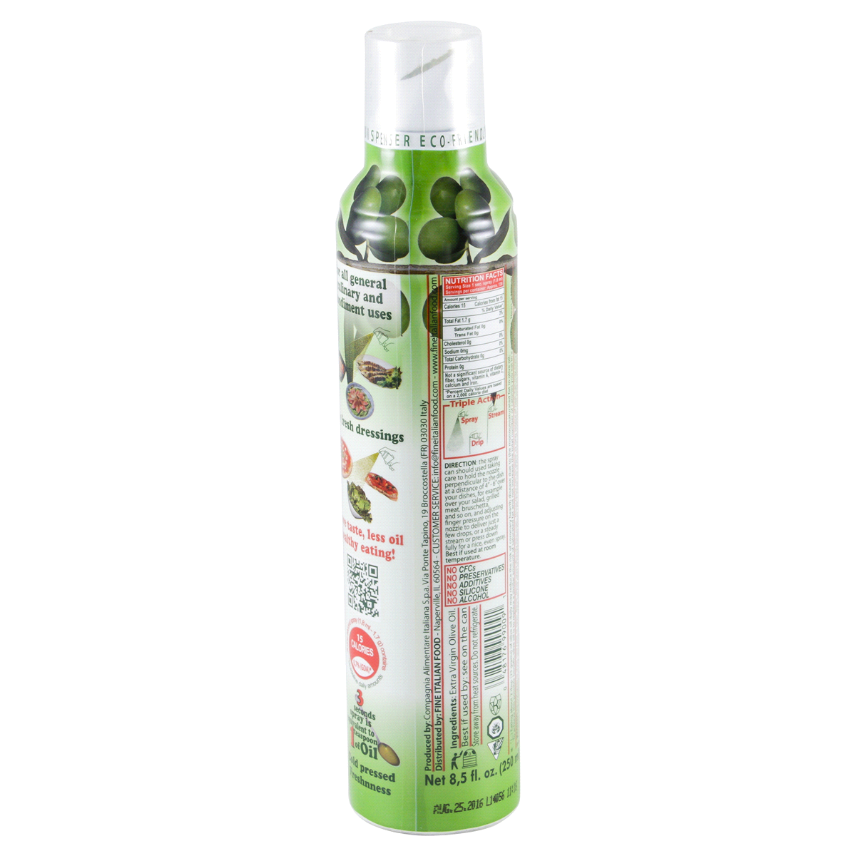 slide 3 of 4, Mantova Oil Olive Spray, 8.5 oz