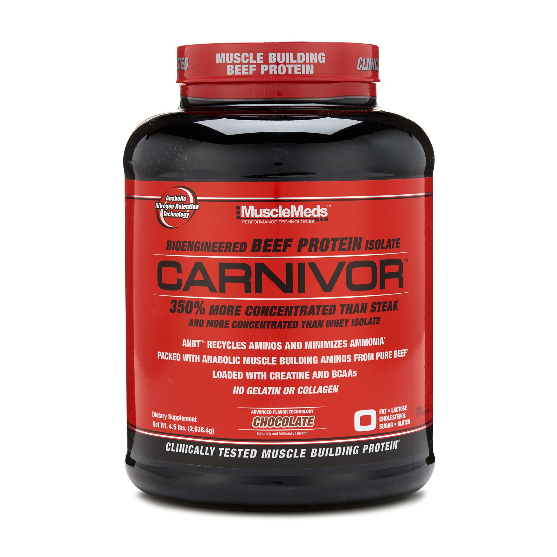 slide 1 of 1, MuscleMeds Carnivor - Chocolate, 5 lb