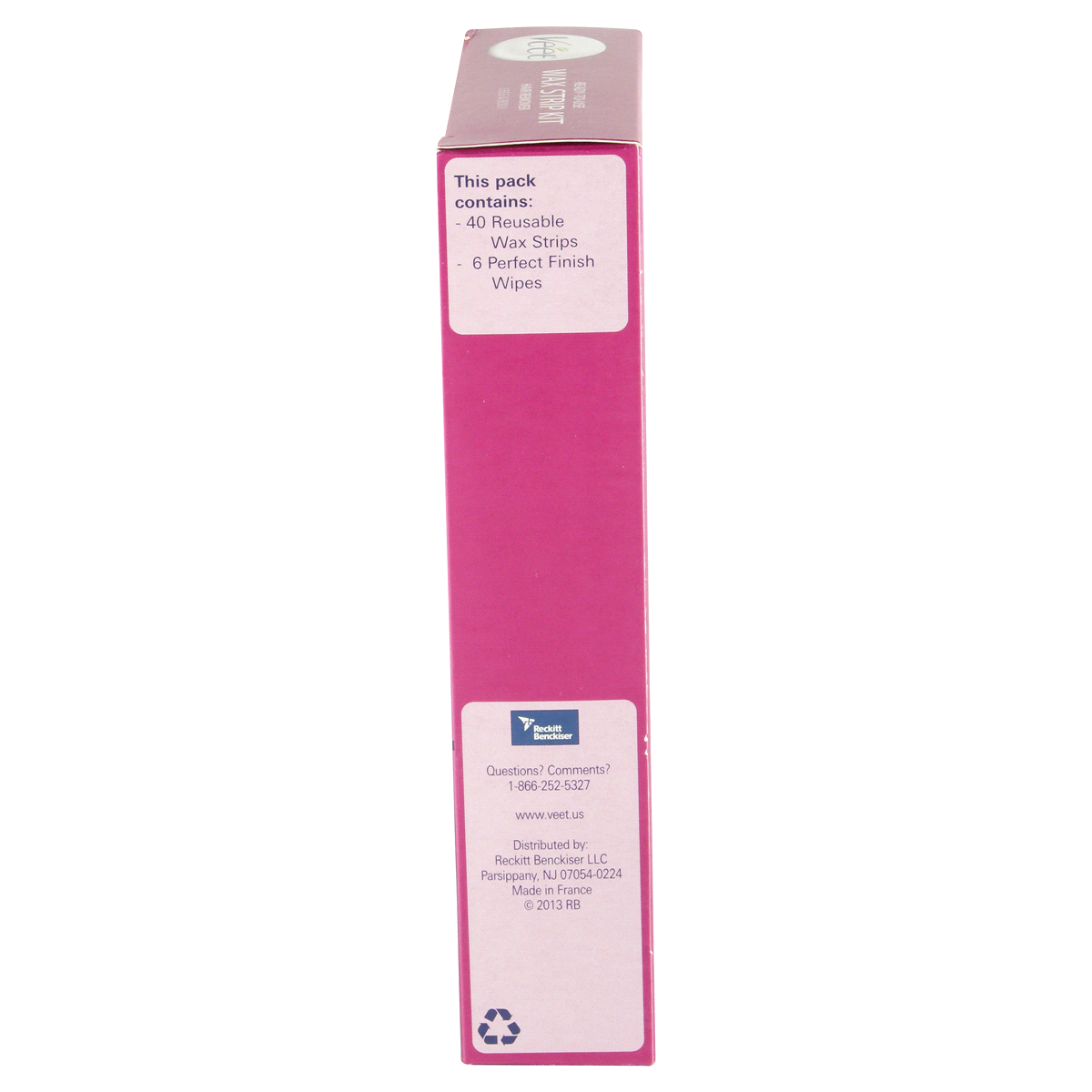 slide 3 of 4, Veet Ready-To-Use Wax Strips and Wipes - 40ct, 40 ct