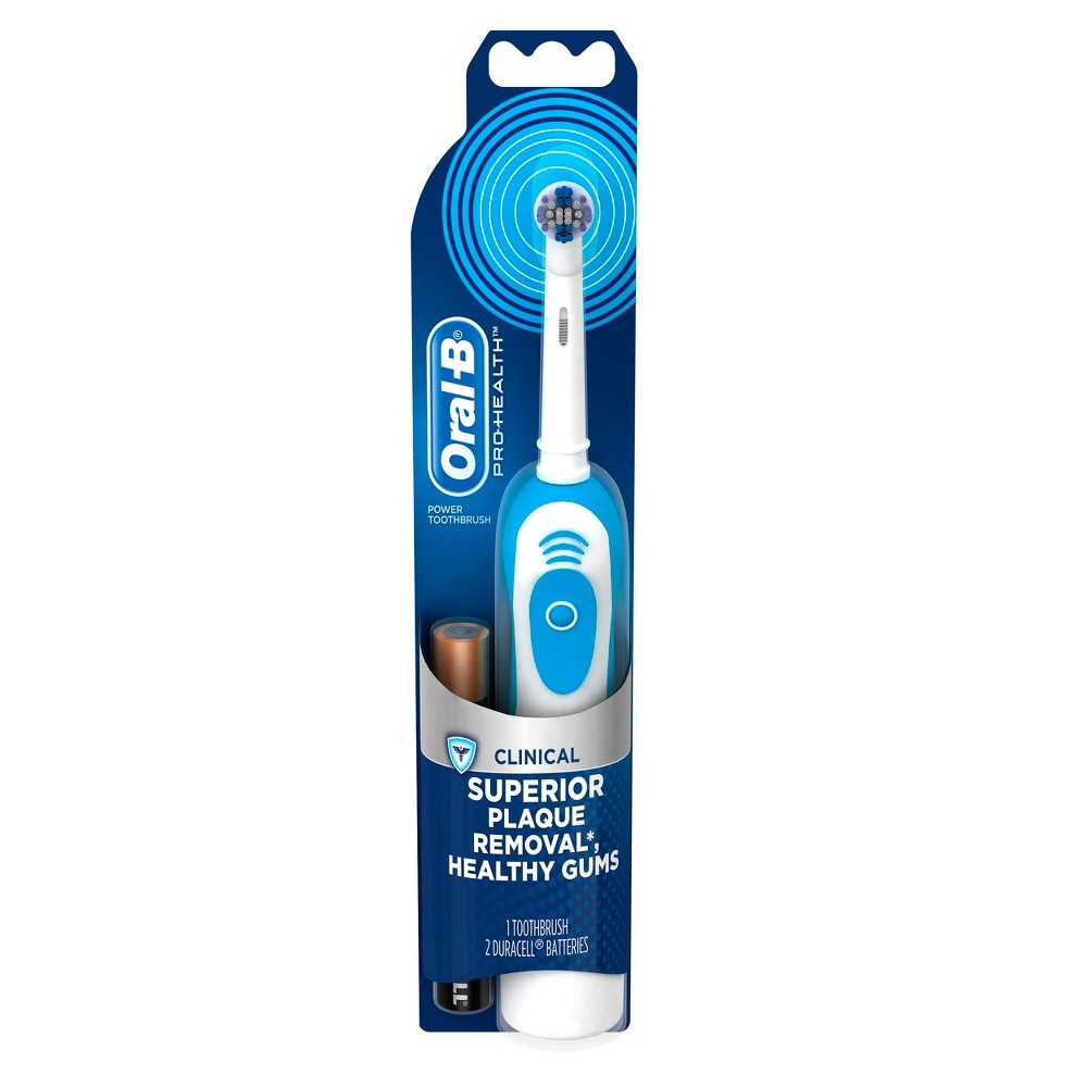 slide 2 of 9, Oral-B Pro 100 Precision Clean Battery Powered Toothbrush, 1 ct