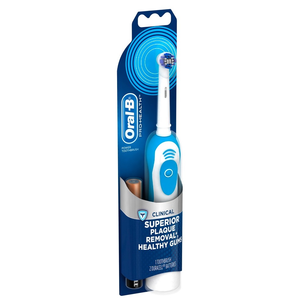 slide 4 of 9, Oral-B Pro 100 Precision Clean Battery Powered Toothbrush, 1 ct