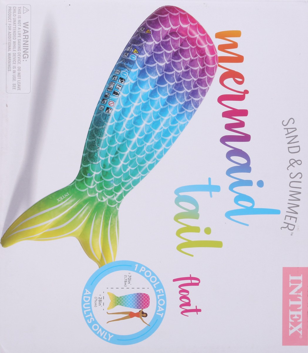 slide 5 of 9, Intex Mermaid Tail Float 1 ea, 1 ct