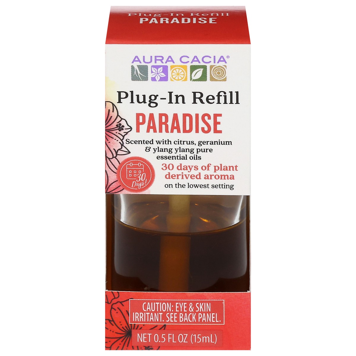 slide 3 of 4, Aura Cacia Paradise Plug-In Refill 0.5 fl oz, 0.5 fl oz