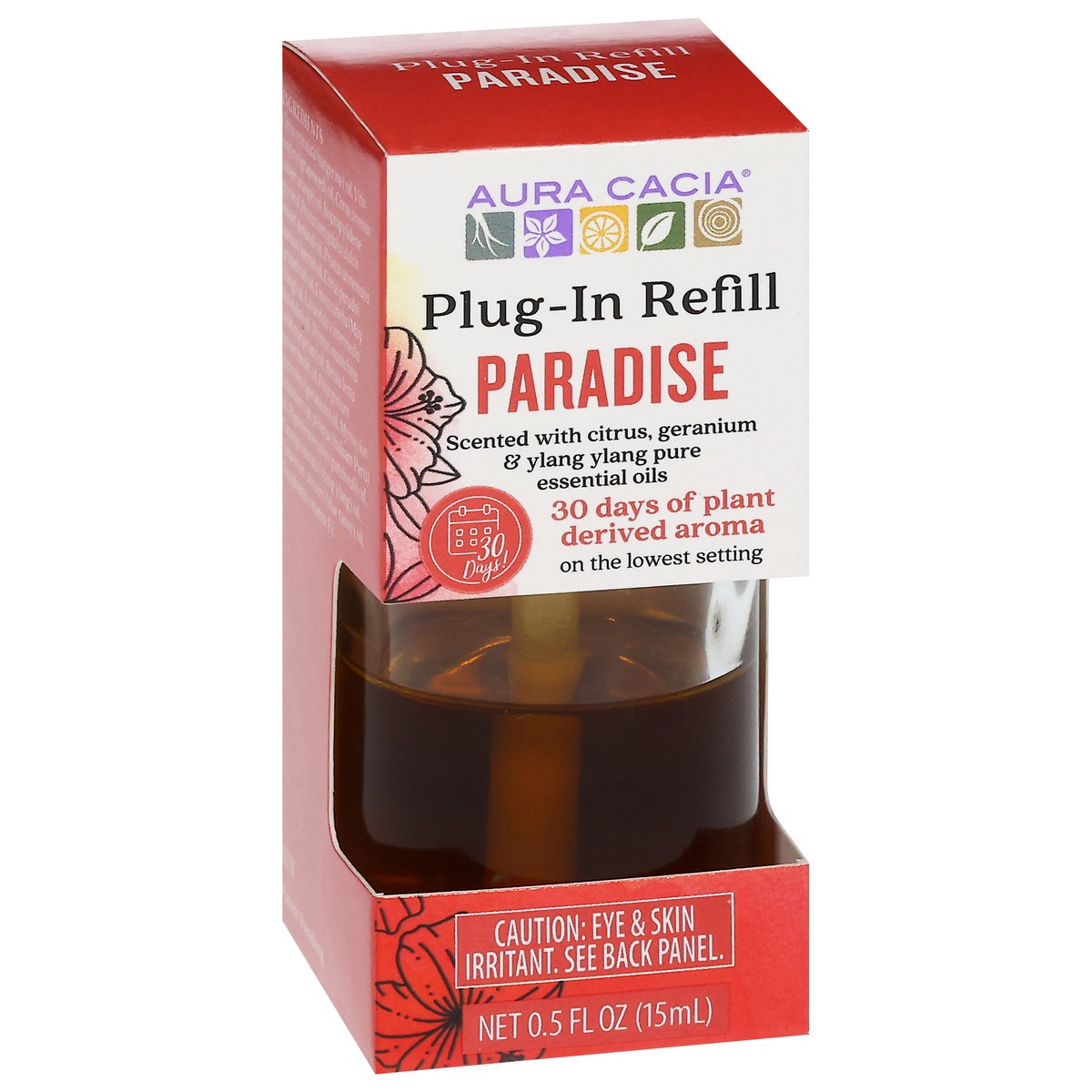 slide 4 of 4, Aura Cacia Paradise Plug-In Refill 0.5 fl oz, 0.5 fl oz