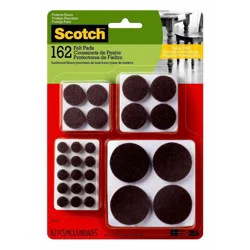 Scotch Felt Pads 162 Pieces