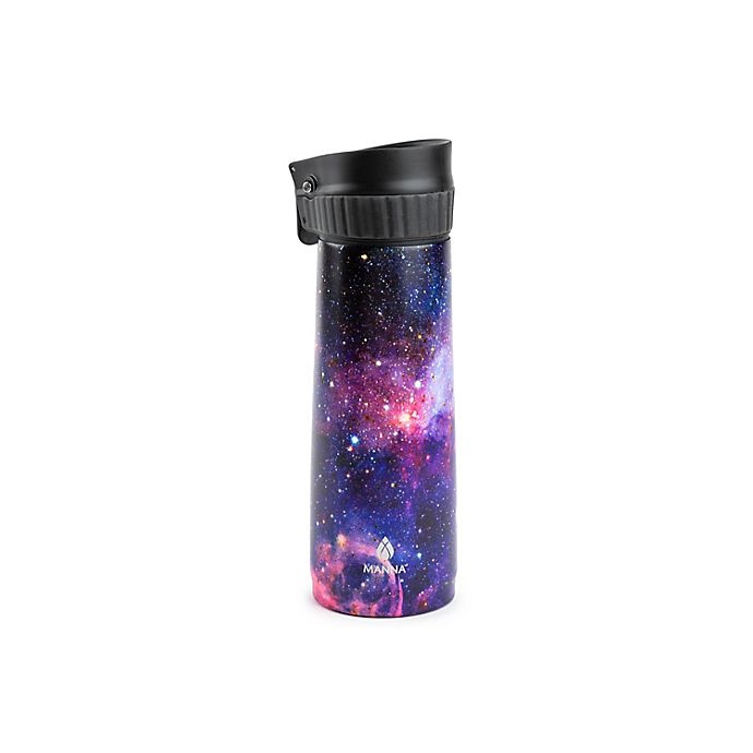 slide 1 of 1, Manna Organics Verve Push Travel Mug - Galaxy, 16 oz