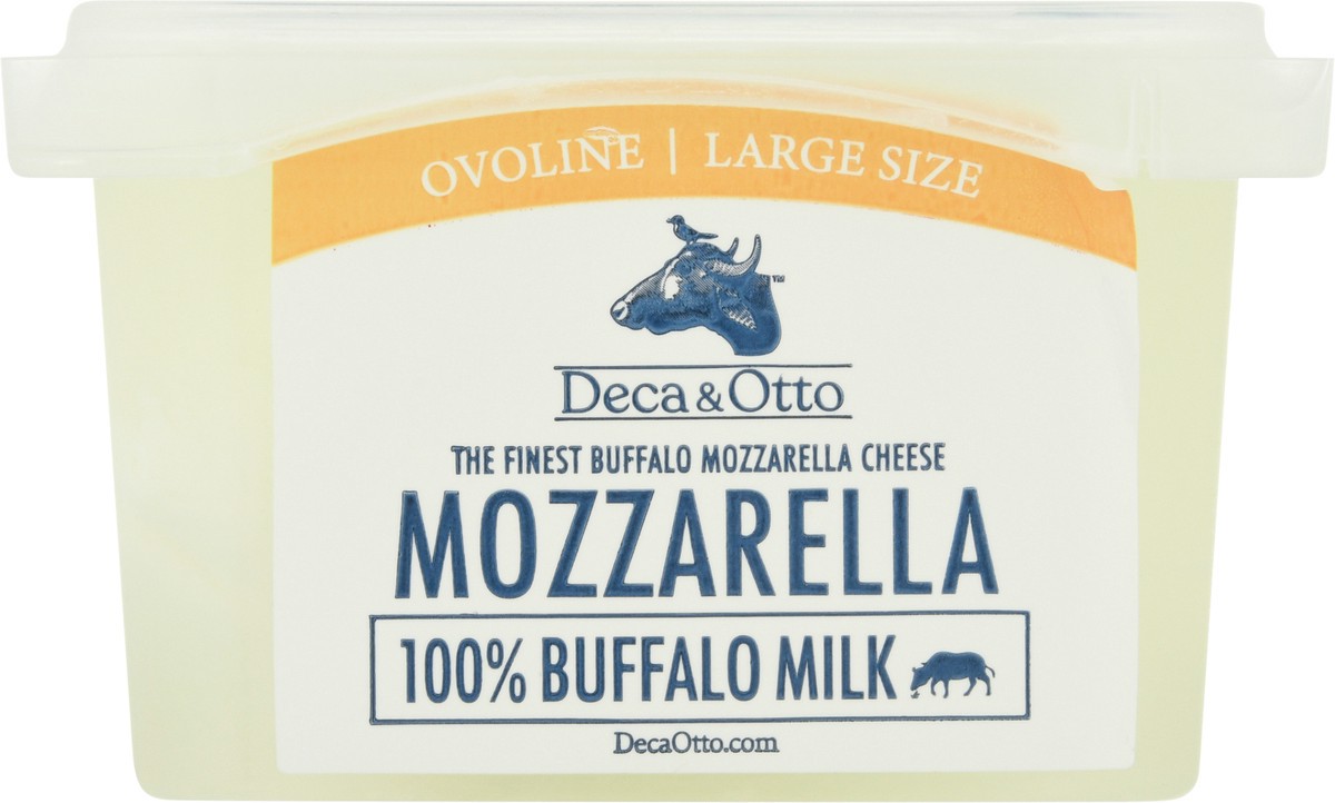 slide 1 of 9, Deca & Otto 100% Buffalo Milk Buffalo Mozzarella Cheese Large Size 14 oz CupTub, 14 oz