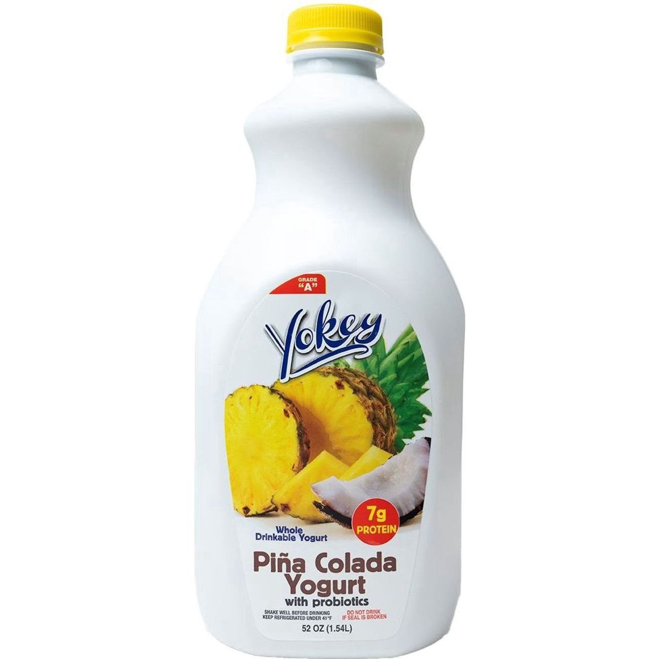 slide 1 of 1, Yokey Pina Colada Yogurt, 52 oz