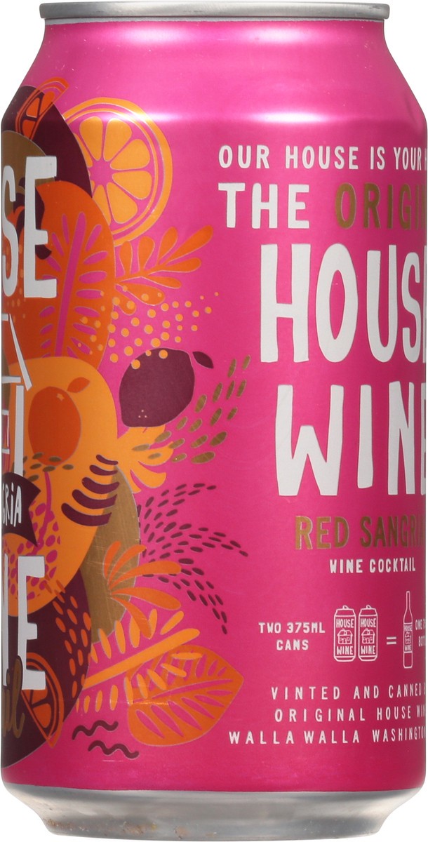 slide 2 of 9, House Wine Sangria Single Can, 375 ml