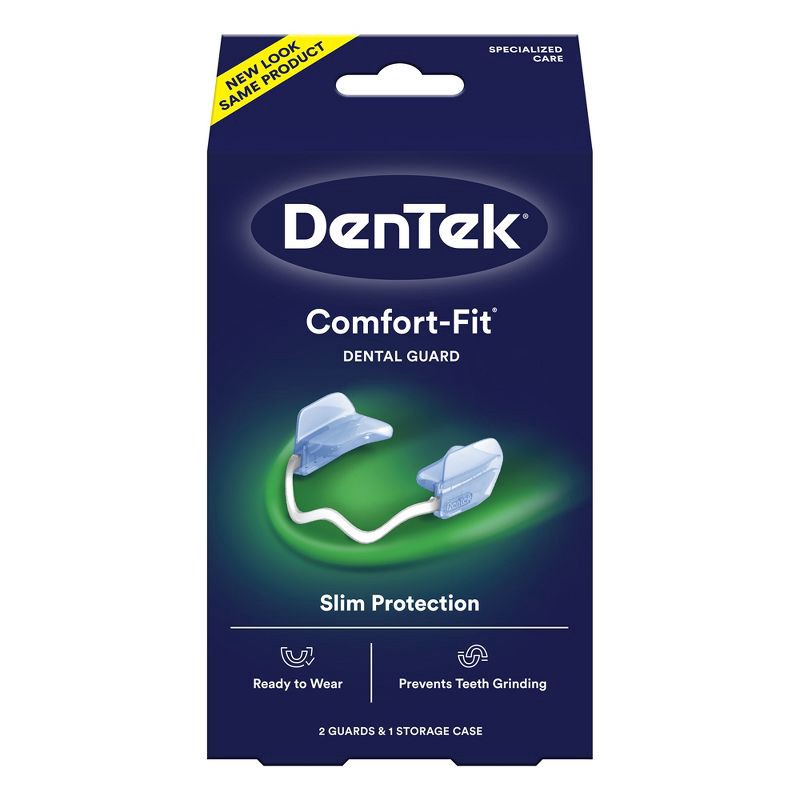 slide 1 of 12, DenTek Comfort-Fit Dental Guard for Nighttime Teeth Grinding - 2ct with Storage Case, 2 ct