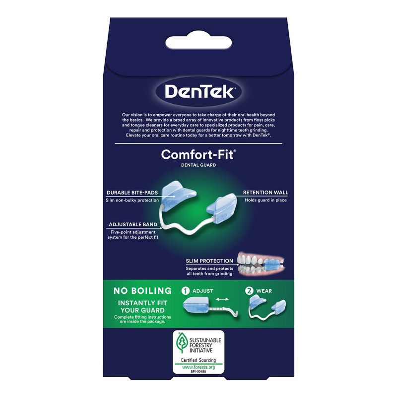 slide 8 of 12, DenTek Comfort-Fit Dental Guard for Nighttime Teeth Grinding - 2ct with Storage Case, 2 ct