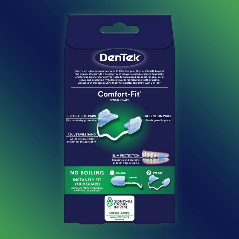 slide 8 of 13, DenTek Comfort-Fit Dental Guard for Nighttime Teeth Grinding - 2ct with Storage Case, 2 ct