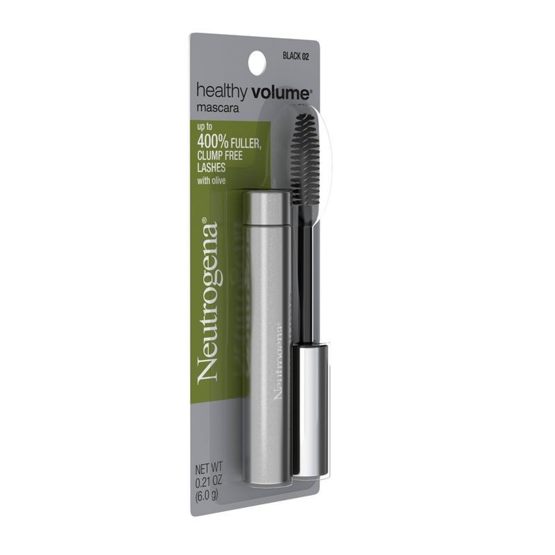 slide 2 of 8, Neutrogena Healthy Volume Lash-Plumping Mascara - 02 Black - 0.21oz, 0.21 oz