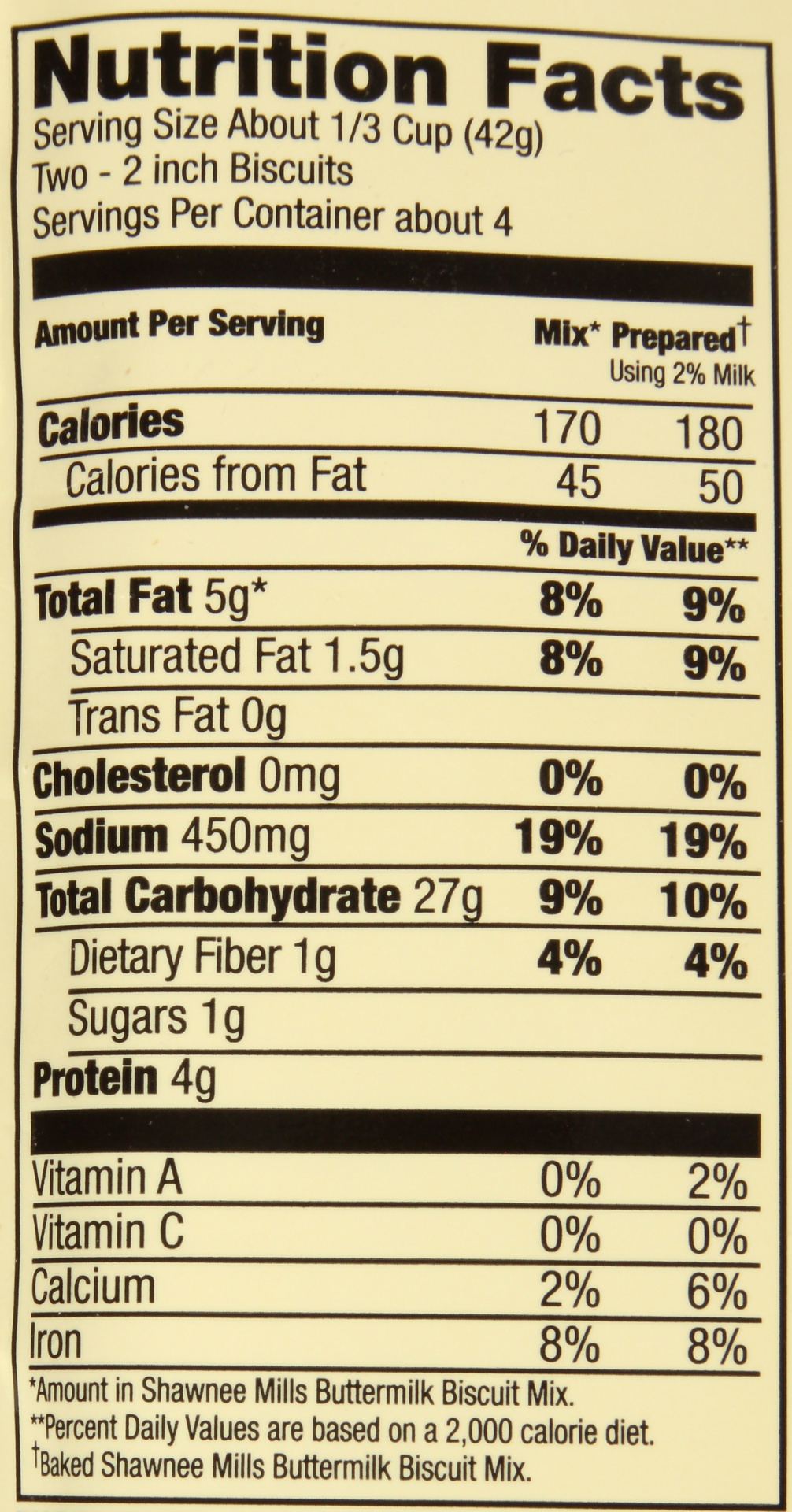 slide 3 of 6, Shawnee Mills Buttermilk Biscuit Mix, 6 oz