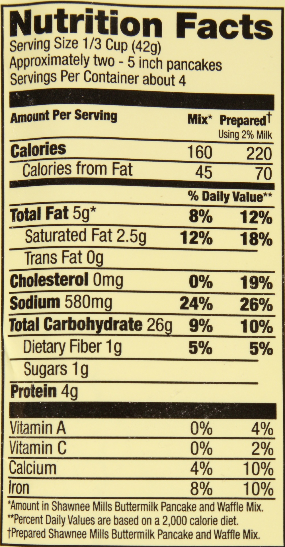 slide 3 of 6, Shawnee Mills Buttermilk Pancake & Waffle Mix, 6 oz