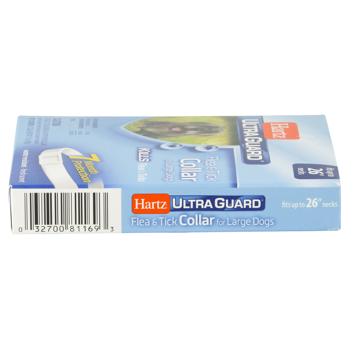 slide 3 of 4, Hartz Ultra Guard Flea and Tick Collar For Large Dogs White Fresh Scent, LG