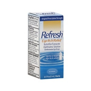 slide 1 of 1, Refresh Antihistamine Eye Drops Eye Itch Relief, 0.17 oz