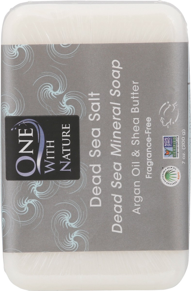 slide 9 of 12, One With Nature Dead Sea Salt Dead Sea Mineral Soap 7 oz, 7 oz