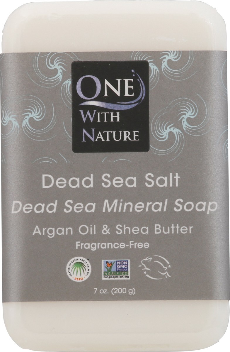 slide 1 of 12, One With Nature Dead Sea Salt Dead Sea Mineral Soap 7 oz, 7 oz