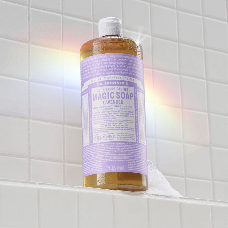 slide 3 of 10, Dr. Bronner's Magic Pure Castile Liquid Soap Bodywash - Lavender - 32 fl oz, 32 fl oz
